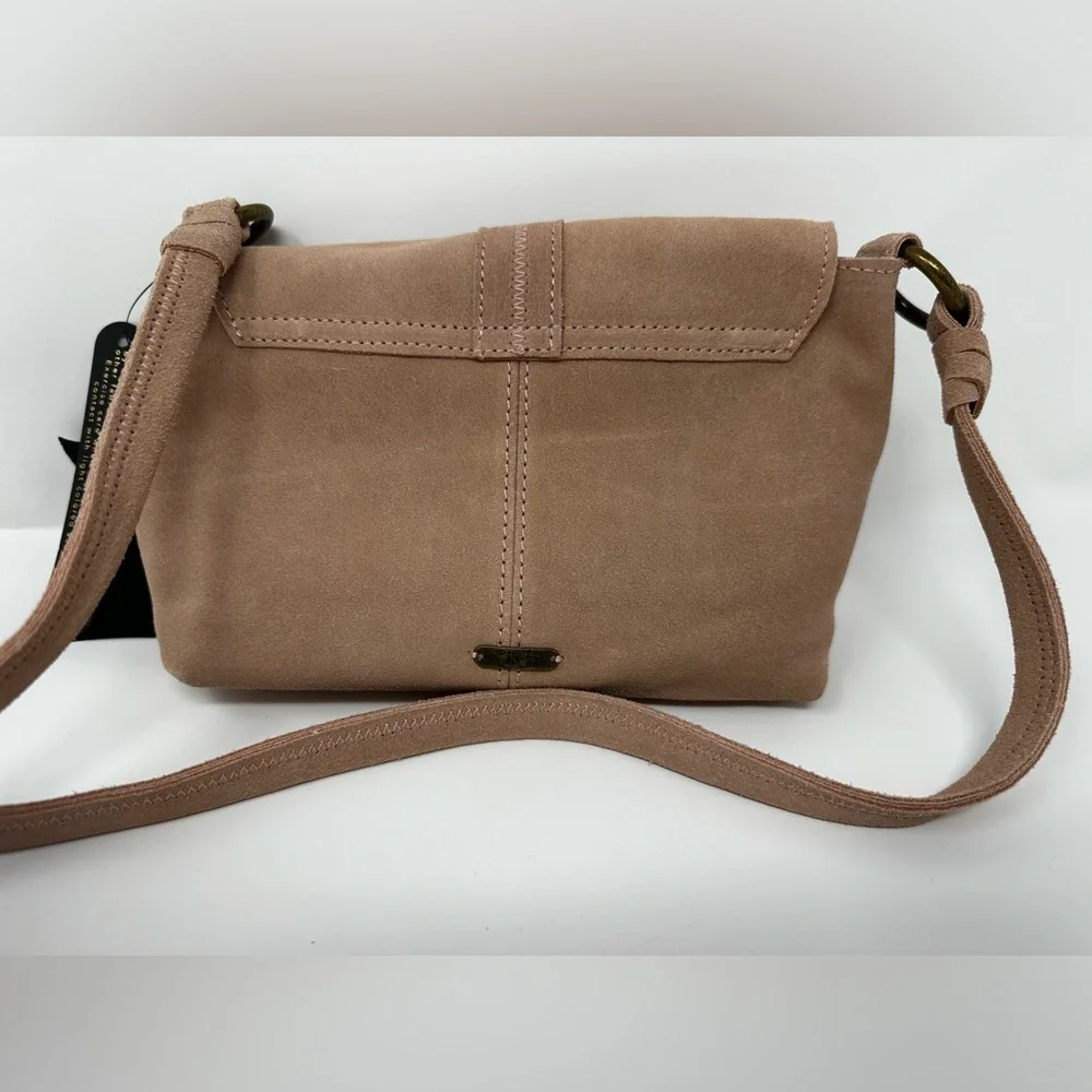 Elle Jae Gypset WILDLEDER CROSSBODY in blush